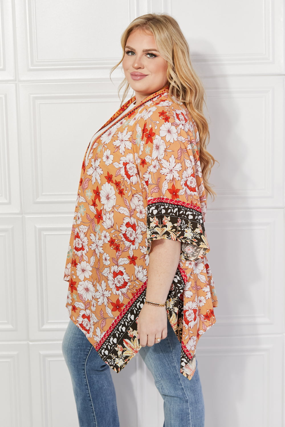 Justin Taylor Peachy Keen Cover-Up  Kimono